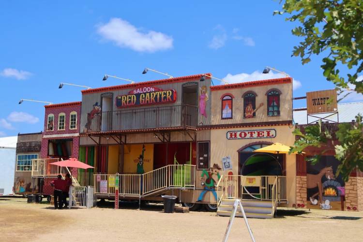 Travel photographs of the Gillespie County Fair in Fredericksburg, Texas